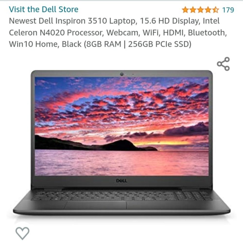 Like New Dell Inspiron 3510 Laptop